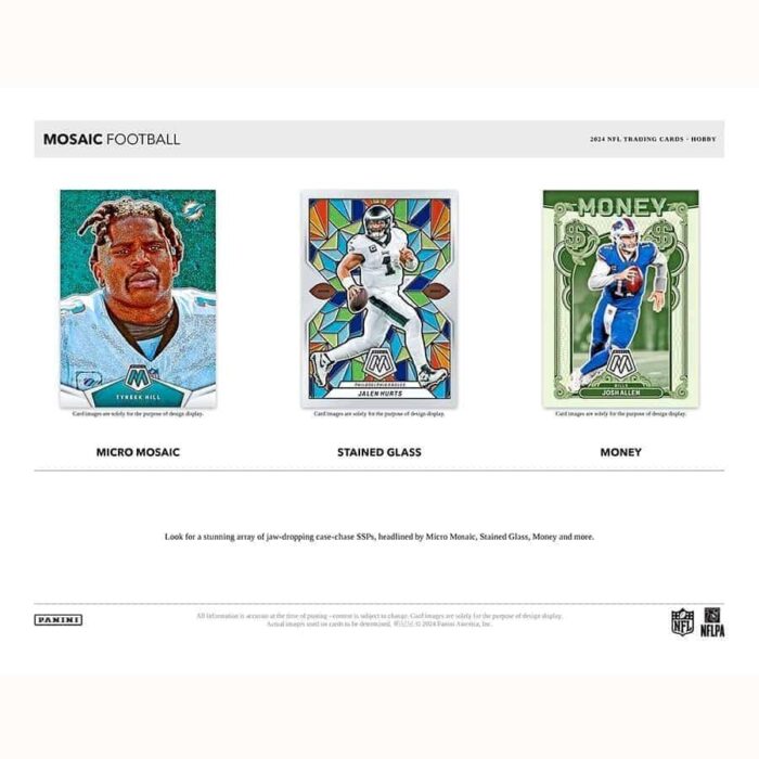 2024 Panini Mosaic Football NFL Hobby Box - Image 3