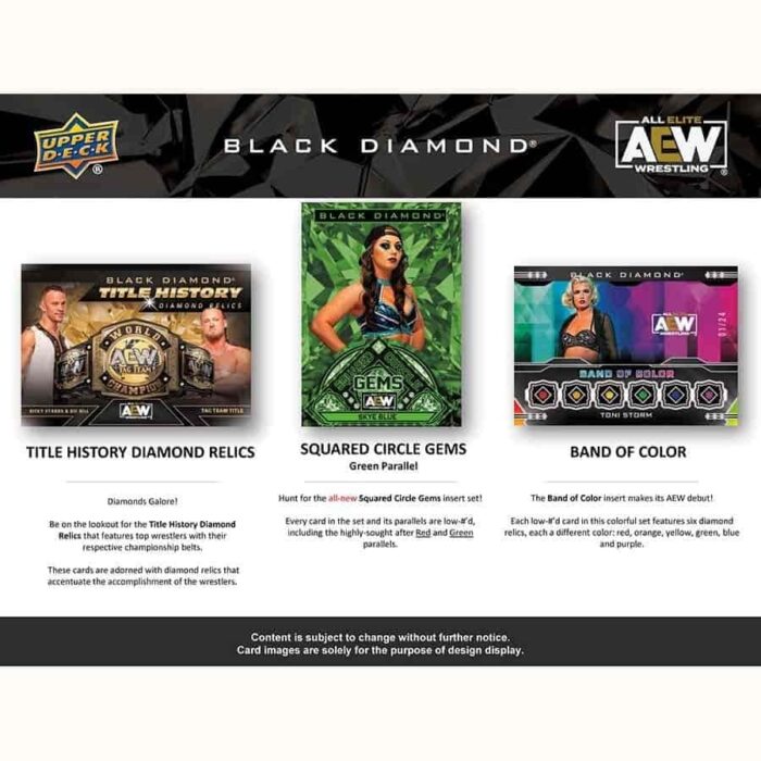 2024 Upper Deck All Elite Wrestling AEW Black Diamond Hobby Box - Image 3