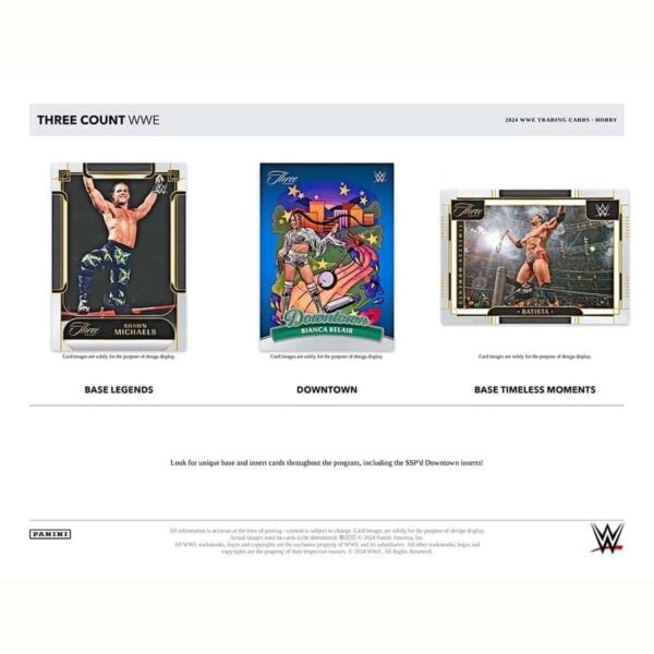 2024 Panini Three Count WWE Wrestling Hobby Box - Image 4