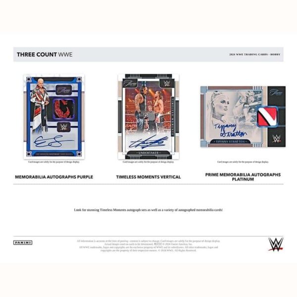 2024 Panini Three Count WWE Wrestling Hobby Box - Image 3