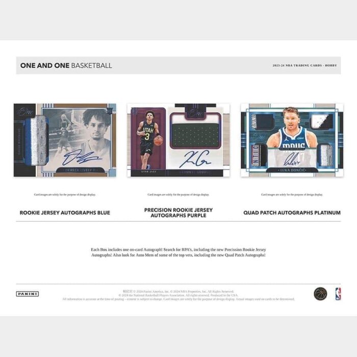 2023/24 Panini One and One Basketball NBA Hobby Box - Image 4