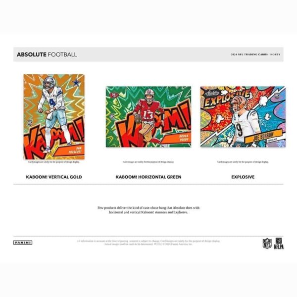 2024 Panini Absolute Football NFL Hobby Box - Image 3