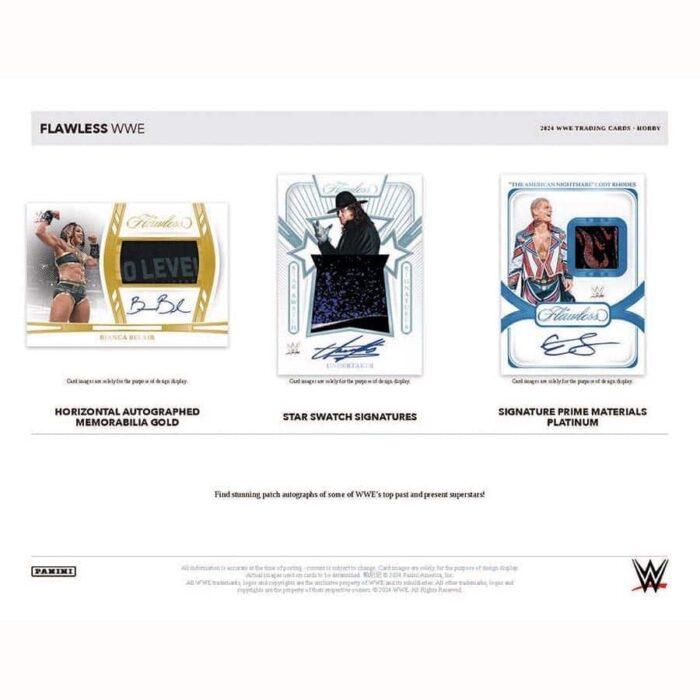 2024 Panini Flawless WWE Wrestling Hobby Box - Image 4