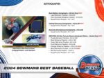 2024 Bowman's Best Baseball MLB Hobby Box (Topps) - Image 2