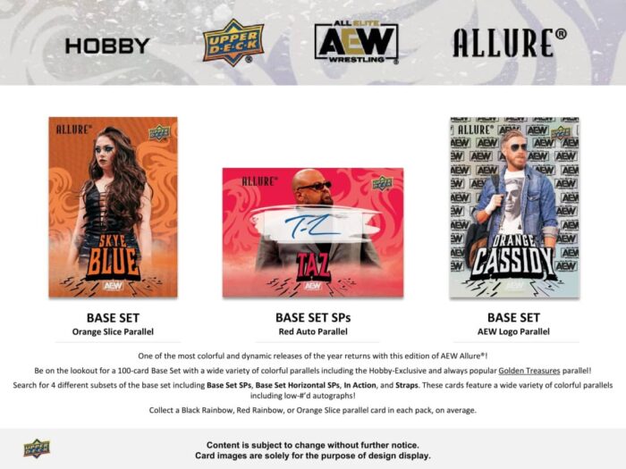 2024 Upper Deck AEW Allure Wrestling Hobby Box - Image 4