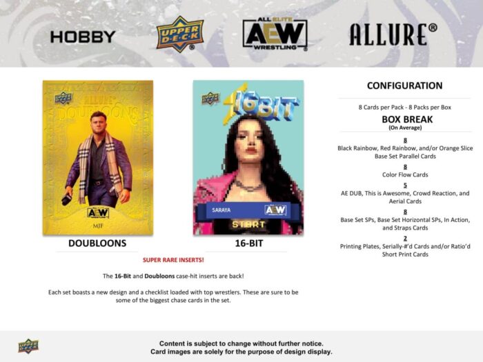 2024 Upper Deck AEW Allure Wrestling Hobby Box - Image 2