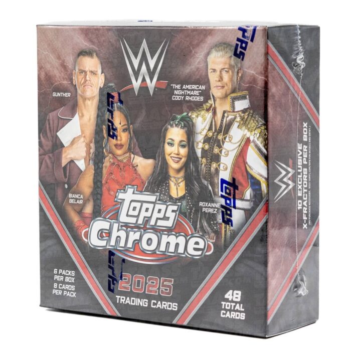 2025 Topps Chrome WWE Wrestling Mega Box - Image 1