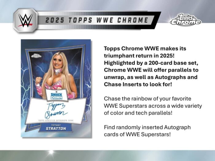 2025 Topps Chrome WWE Wrestling Mega Box - Image 5