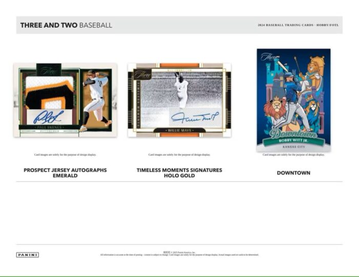 2024 Panini Three and Two Baseball Hobby Box - Image 4
