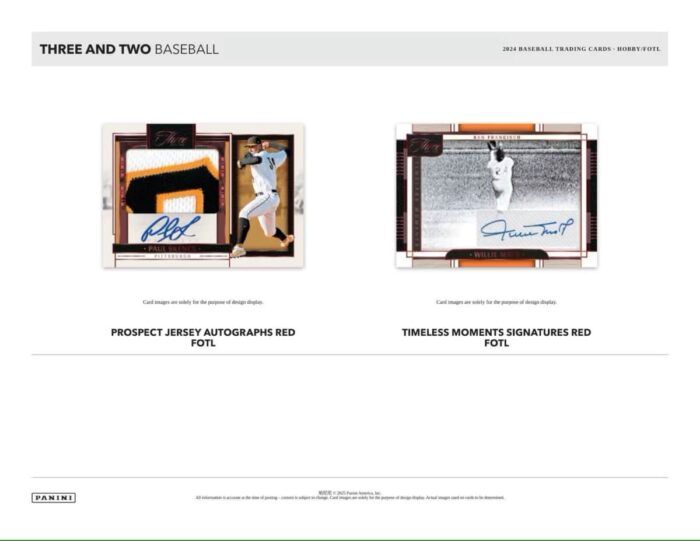 2024 Panini Three and Two Baseball Hobby Box - Image 3