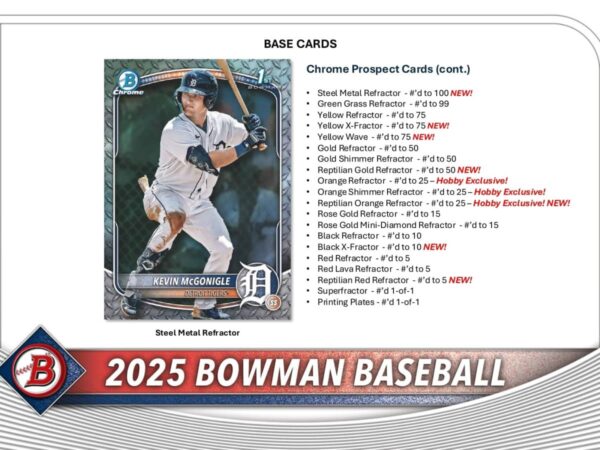 2025 Bowman Baseball MLB Hobby Box - Image 6
