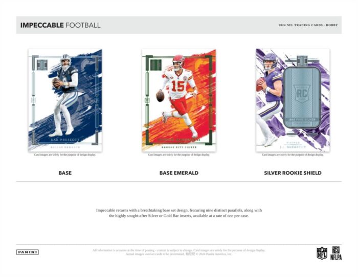 2024 Panini Impeccable Football NFL Hobby Box - Image 5