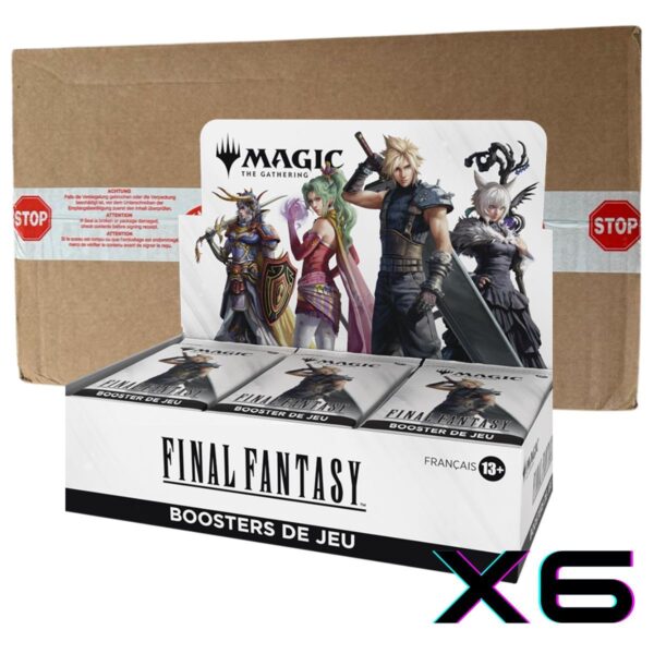 MTG x Final Fantasy - FR - Case of 6 Boxes of 30 Play Boosters - Magic the Gathering - END
