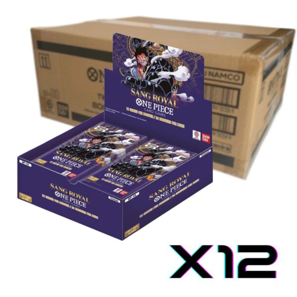 One Piece CG - OP10 - Case of 12 Royal Blood Boxes - Box of 24 Boosters - FR