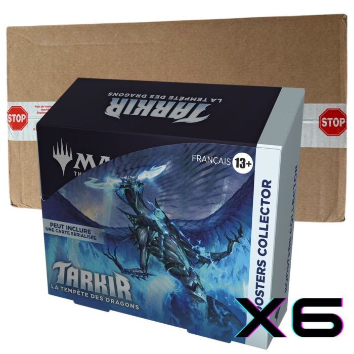 Tarkir: Storm of Dragons - Case of 6 Collector Displays - Magic the Gathering - TDM - Image 1