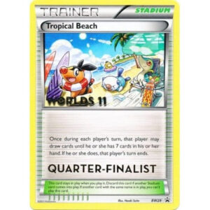 Black & White Promo BW028 Tropical Beach Worlds 2011 (Quarter Finalist Stamp)