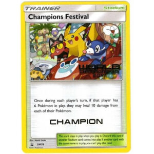 Sun & Moon Promo SM078 Champions Festival (Champion)