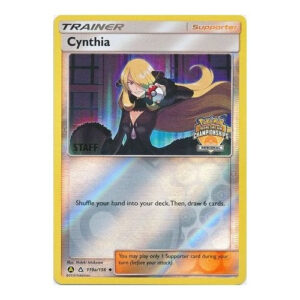 SM Ultra Prism 119a/156 Cynthia (Alternative Art Regional League Promo STAFF)