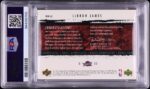 2003 Exquisite Noble Nameplates LeBron James PATCH AUTO DNA 10 /25 PSA 9 MINT - Image 2