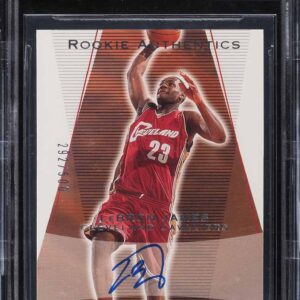 2003 SP Authentic LeBron James ROOKIE AUTO /500 #148 BGS 9.5 GEM MINT