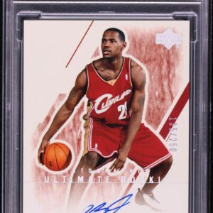 2003 Ultimate Collection LeBron James ROOKIE AUTO /250 #127 PSA 10 GEM MINT
