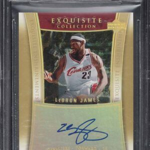 2004 Exquisite Collection Enshrinements LeBron James AUTO /25 #EN-LJ2 BGS 9.5