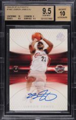 2004 SP Authentic LeBron James AUTO /10 #146C BGS 9.5 GEM MINT