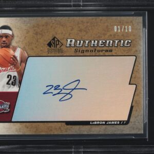 2004 SP Signature Edition Inkredible Inkscriptions LeBron James AUTO BGS 9.5 GEM