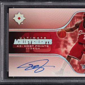 2004 Ultimate Collection Achievements LeBron James AUTO #UA-LJ PSA 10 GEM MINT