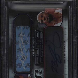 2008 UD Radiance Focus Dual Kobe Bryant Lebron James AUTO #AFD-BJ BGS 9.5 GEM
