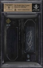2008 UD Radiance Focus Dual Kobe Bryant Lebron James AUTO #AFD-BJ BGS 9.5 GEM - Image 2