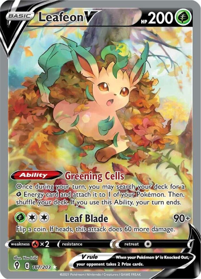 Leafeon V 167/203 - Image 1