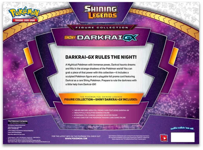 Shining Legends - Figure Collection (Shiny Darkrai GX) - Image 2
