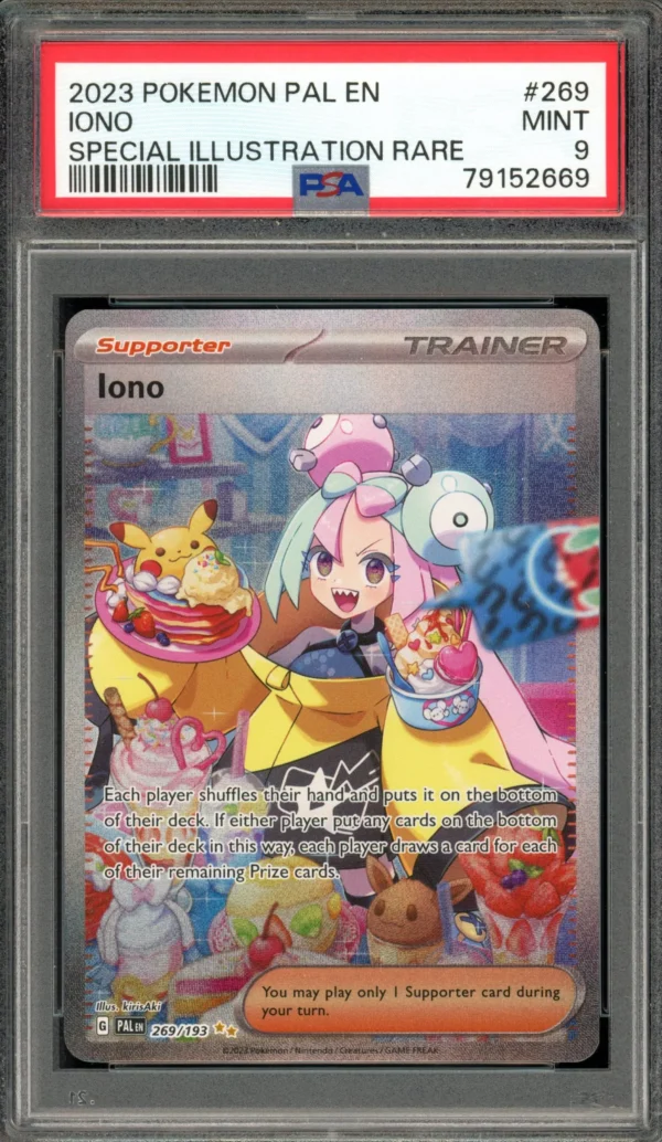 Pokémon IONO Special Illustration PSA 9