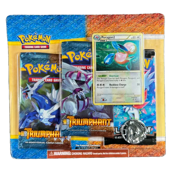 HS Triumphant & Platinum Base Triple Blister Porygon
