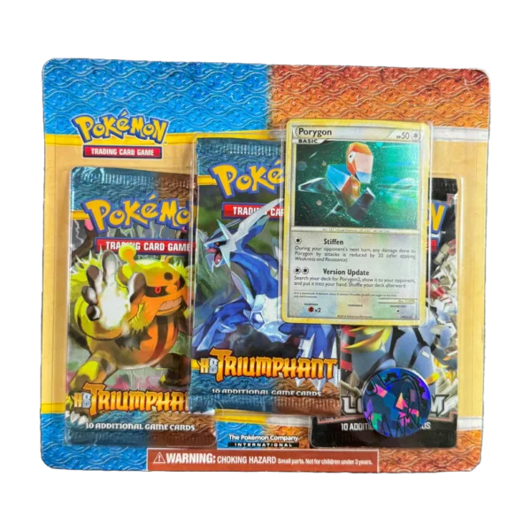 HS Triumphant & Platinum Base Triple Blister Porygon - Image 2