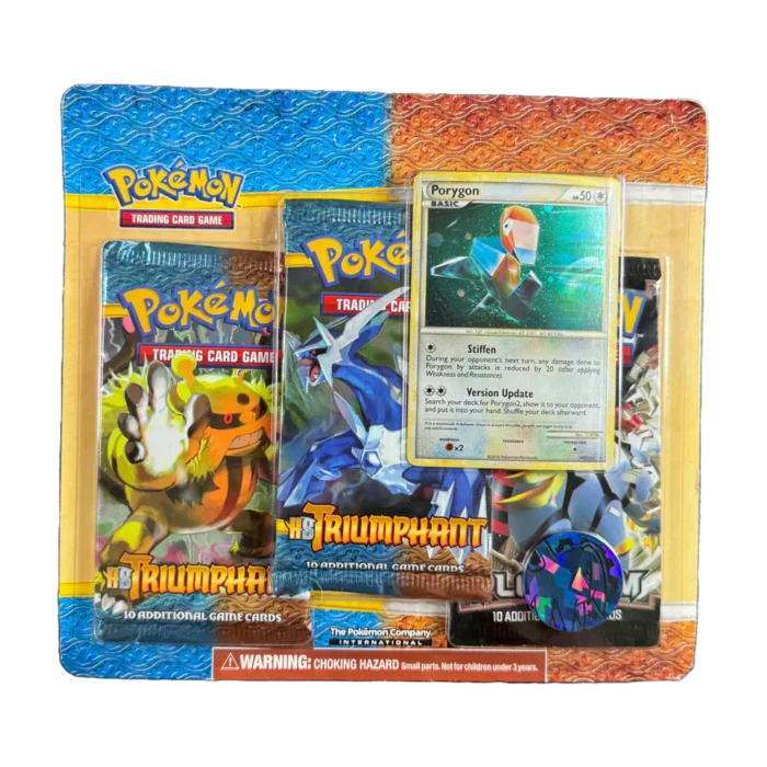 HS Triumphant & Platinum Base Triple Blister Porygon - Image 2