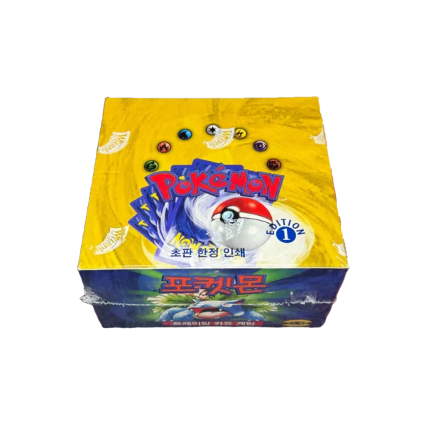 Base Set 1st Edition Korean Booster Box - Image 2