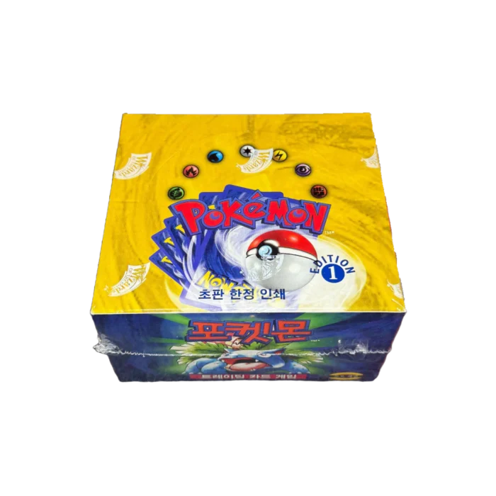 Base Set 1st Edition Korean Booster Box - Image 2
