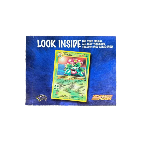 WOTC Nintendo Power Venusaur Black Star Sealed Promo