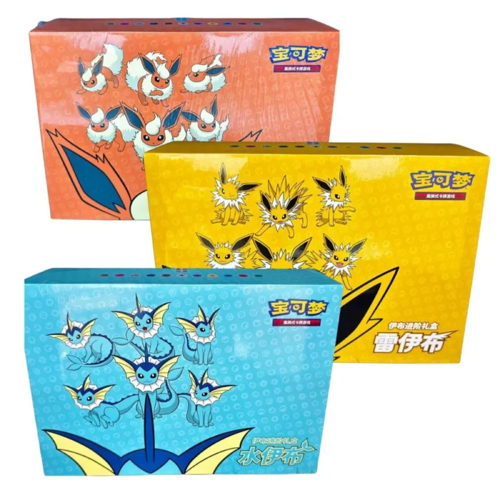 Simplified Chinese Pokemon Eevee Sealed Jumbo Collection Box - Image 7