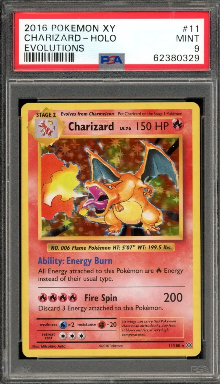 Pokémon Evolutions Charizard PSA 9 - Image 1