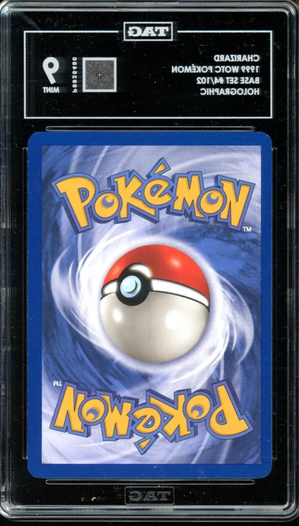 Pokémon Unlimited Base Set Charizard TAG 9 (921) - Image 2