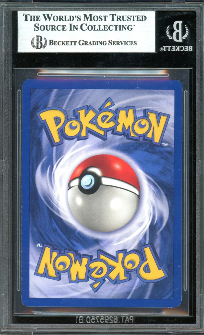 Pokemon 1st Edition Base Set Charizard Thick Stamp BGS 9 - Image 2