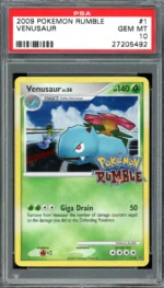 Pokémon Rumble Venusaur PSA 10