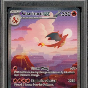 151 Special Illustration Rare Charizard ex PSA 9