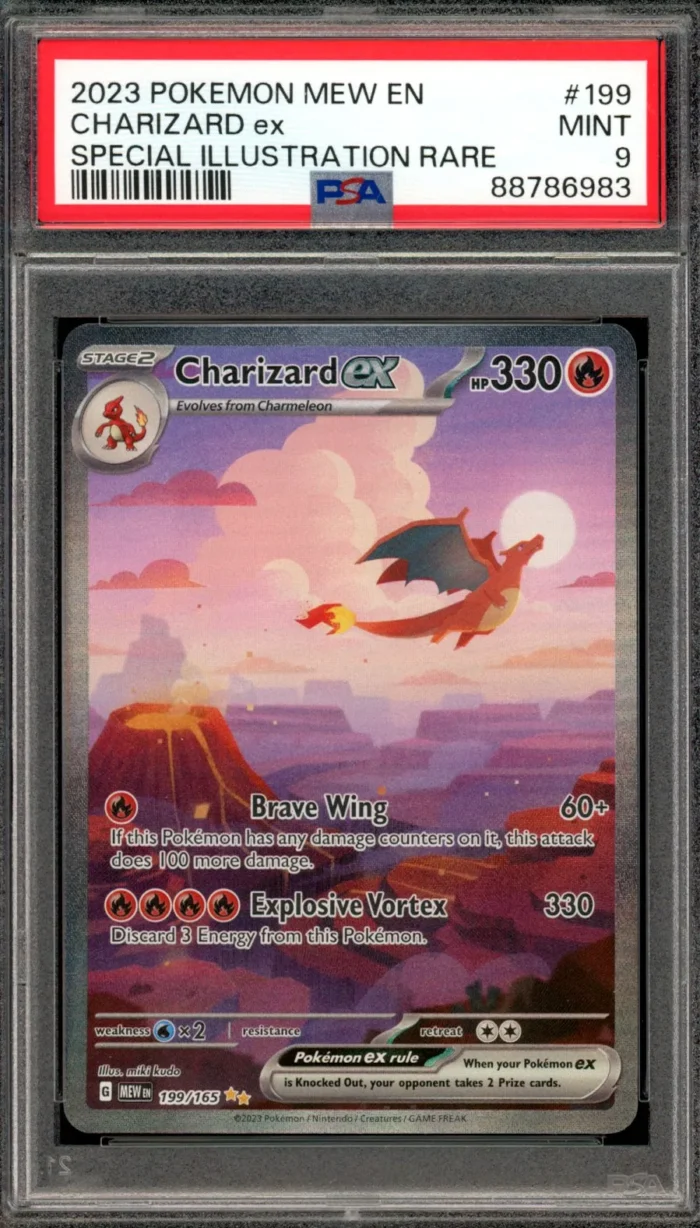 151 Special Illustration Rare Charizard ex PSA 9 - Image 1
