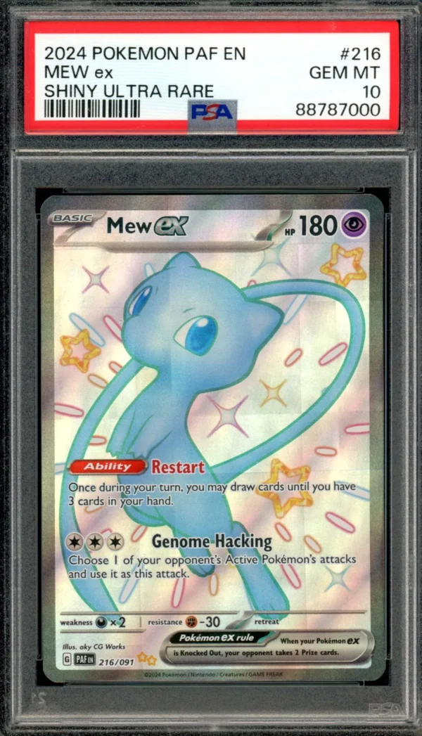 Shiny Ultra Rare Mew ex PSA 10