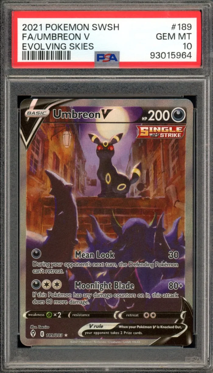 Evolving Skies Umbreon V PSA 10 - Image 1