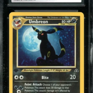 Pokémon 1st Edition Neo Discovery Umbreon CGC 10